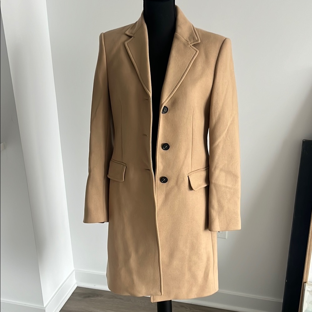 Zara Camel Colored Coat